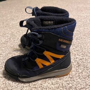 Merrell Kids' Blue and Orange Adventure Boots